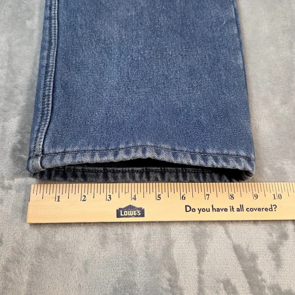 Old Mill Fleece lined mens jeans 33x34 workwear